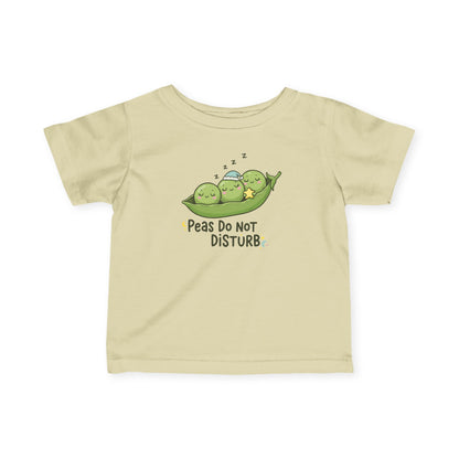 "Peas Do Not Disturb" Infant Tee — Cute Sleeping Peas Baby Shirt