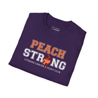 Peach Strong T-Shirt — Uterine Endometrial Cancer Fight Club Awareness Tee