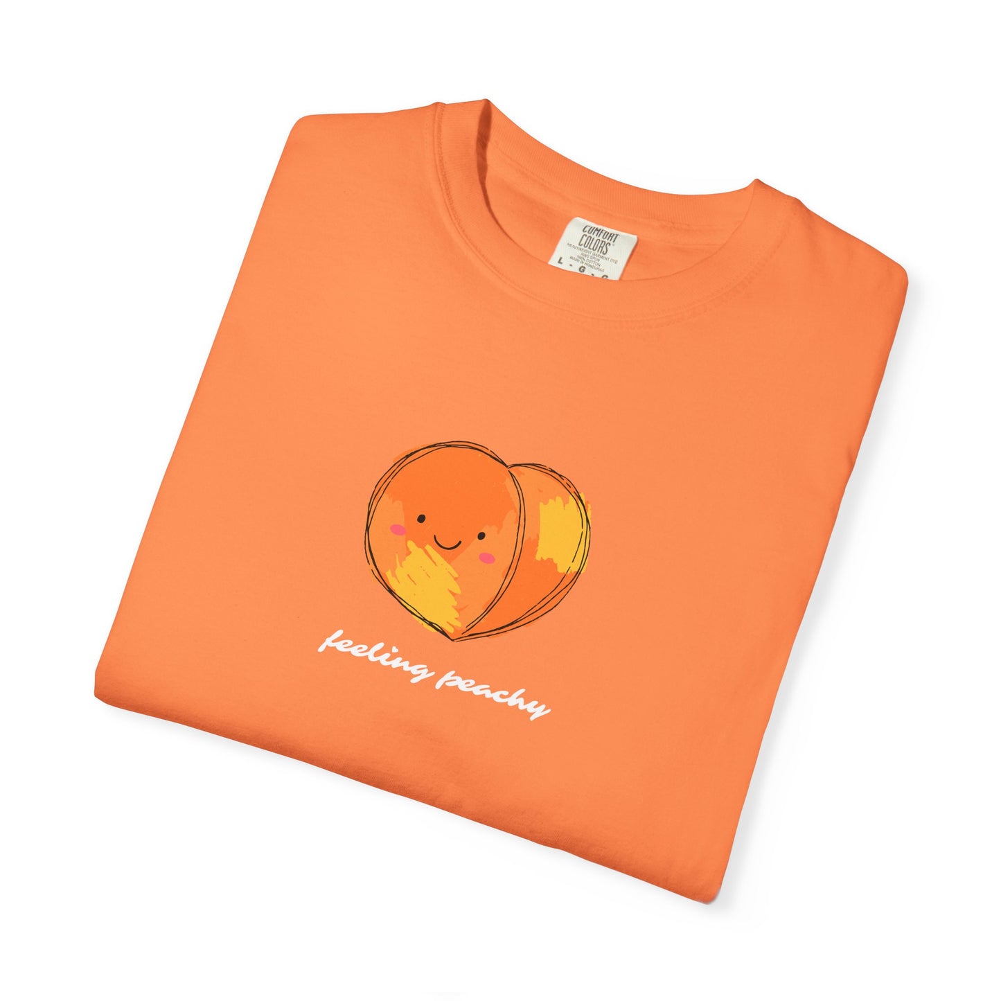"Feeling Peachy" T-Shirt — Cute Kawaii Peach Graphic Tee