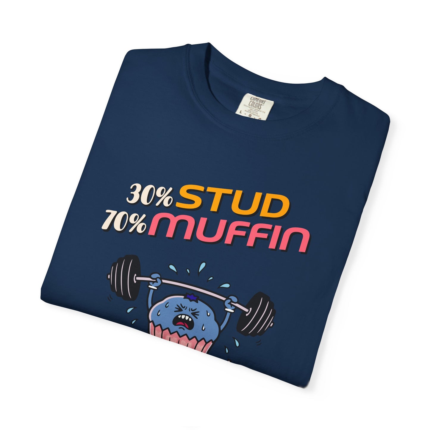 "Stud Muffin" T-Shirt — Cute Funny Gym Cupcake Fitness Design