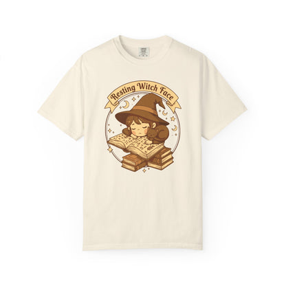 Resting Witch Face T-Shirt — Cute Witch Sleeping Graphic Tee