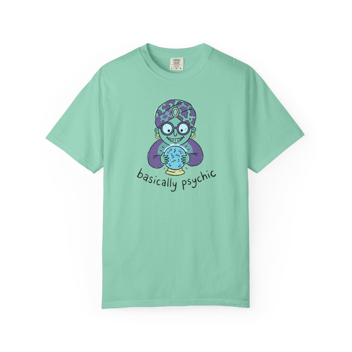 "Basically Psychic" T-Shirt - Cute Fortune Teller Graphic Tee