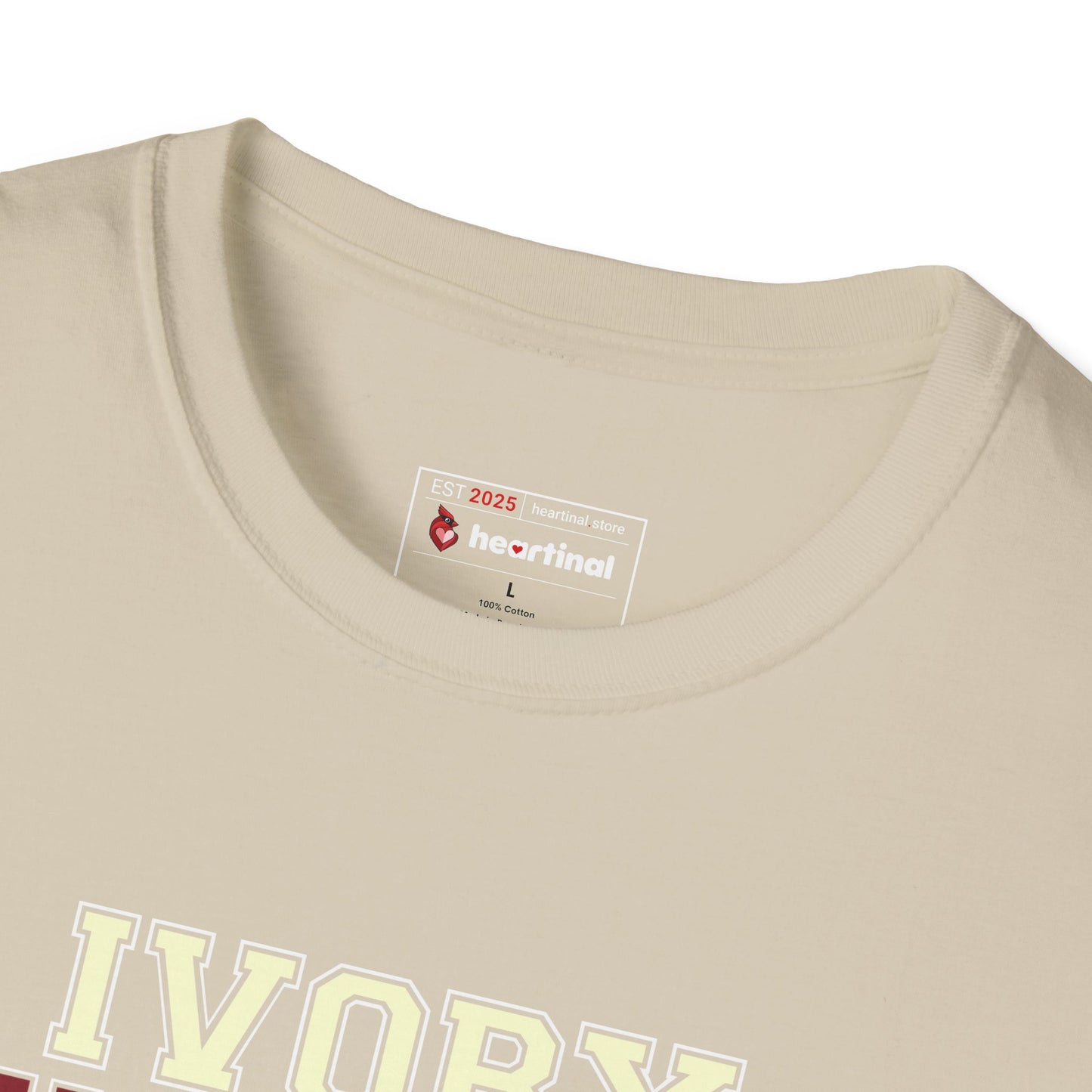 Ivory Burgundy Strong T-Shirt — Head & Neck Cancer Fight Club Awareness Tee