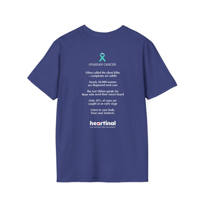 Teal Strong T-Shirt — Ovarian Cancer Awareness Support Tee