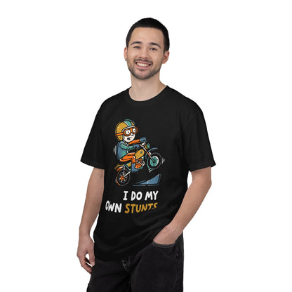 "I Do My Own Stunts" T-shirt - Daredevil Stuntman Graphic Tee