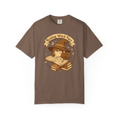 Resting Witch Face T-Shirt — Cute Witch Sleeping Graphic Tee