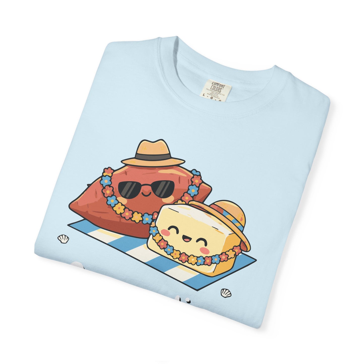 "On vacation with my butter half" Couples Tee —  Cute Vacation Yam Butter Summer T-Shirt