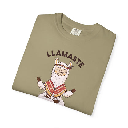 Llamaste Yoga Llama T-Shirt — Funny Meditation Unisex Tee