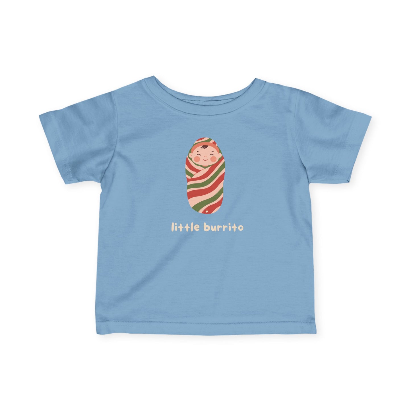'Little Burrito' Infant Tee — Adorable Swaddle Baby Shirt