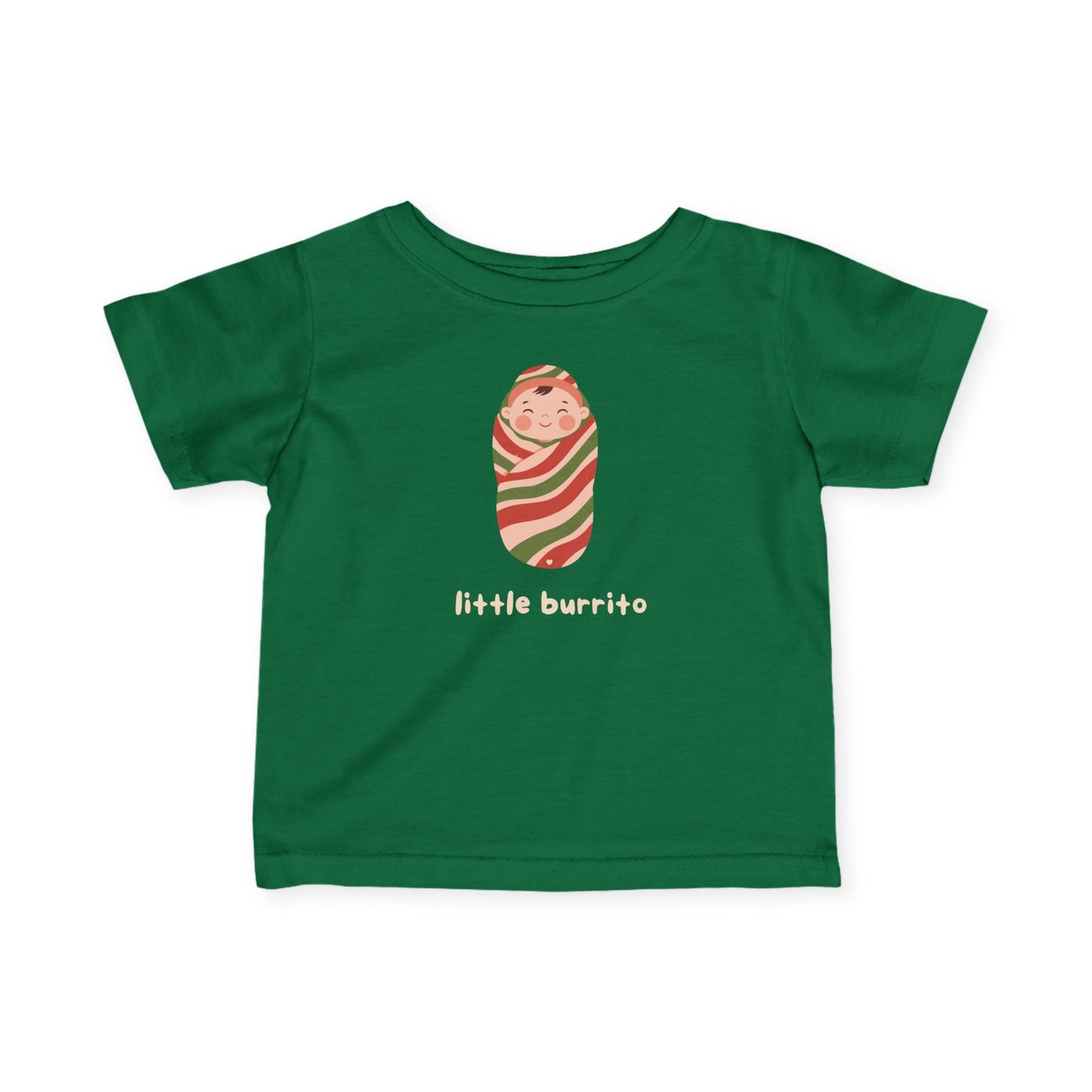 'Little Burrito' Infant Tee — Adorable Swaddle Baby Shirt