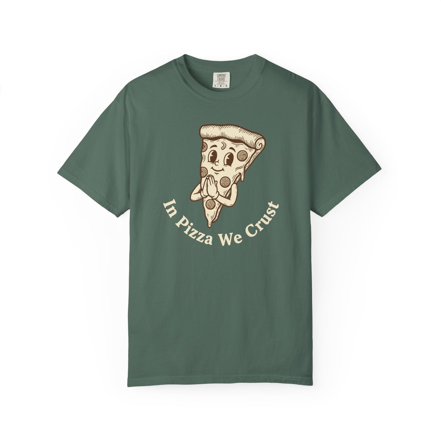 "In Pizza We Crust" T-Shirt — Cute Cartoon Pizza Slice Tee