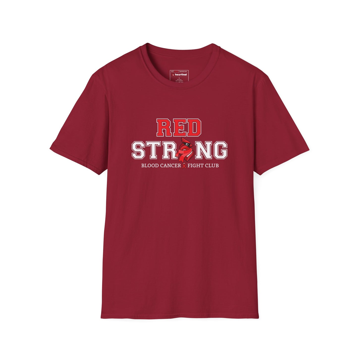 Red Strong T-Shirt — Blood Cancer Fight Club Awareness Tee