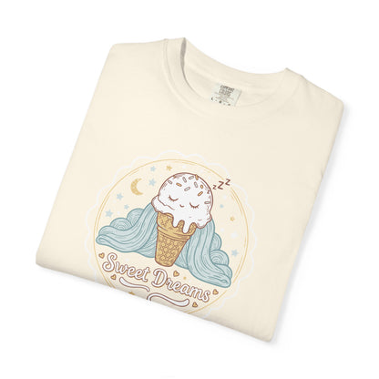 Sweet Dreams Ice Cream T-Shirt — Cute Pastel Dessert Graphic Tee