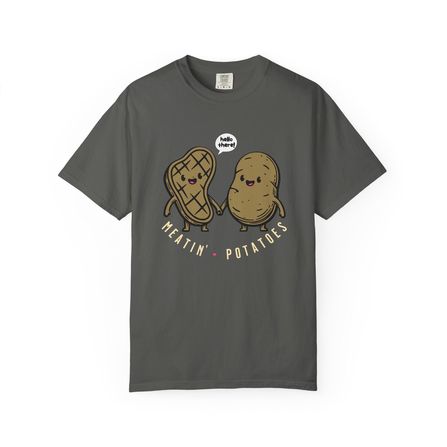Meatin' Potatoes T-Shirt — Cute Steak & Potato Graphic Tee