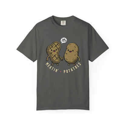 Meatin' Potatoes T-Shirt — Cute Steak & Potato Graphic Tee