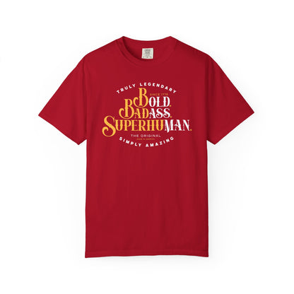 Old Ass Man. Bold Badass Superhuman Graphic Tee — Motivational Vintage Style T-Shirt