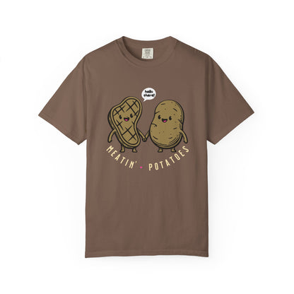 Meatin' Potatoes T-Shirt — Cute Steak & Potato Graphic Tee