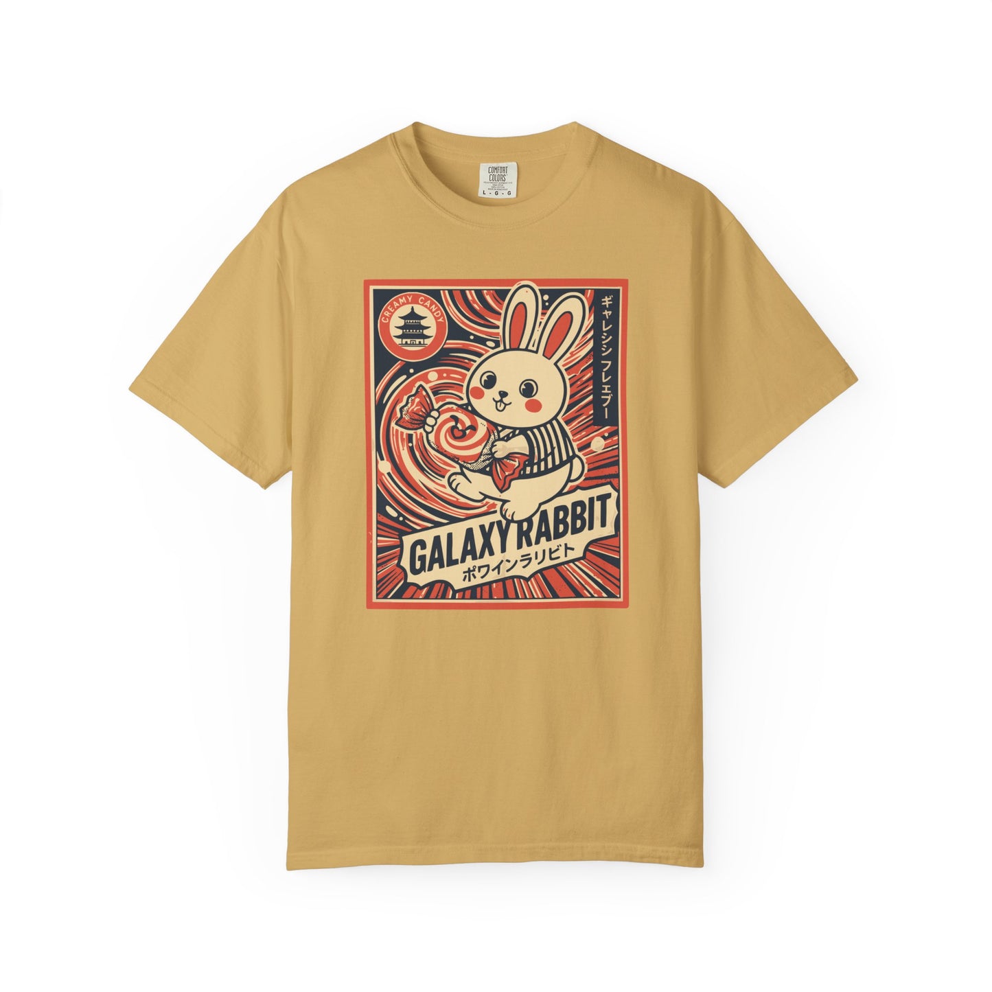 "Galaxy Rabbit" Milk Candy Graphic T-Shirt — Cute Japanese Anime Bunny Tee