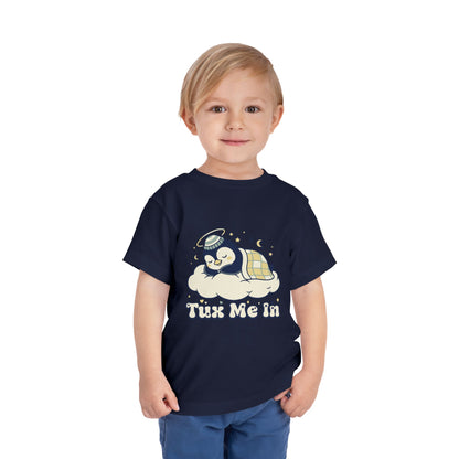 'Tux Me In' Toddler Tee —  Sleepy Penguin Short Sleeve Kids Shirt