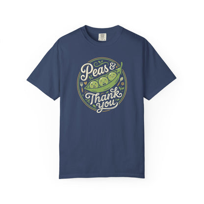 Peas & Thank You T-Shirt — Cute Polite Punny Graphic Tee