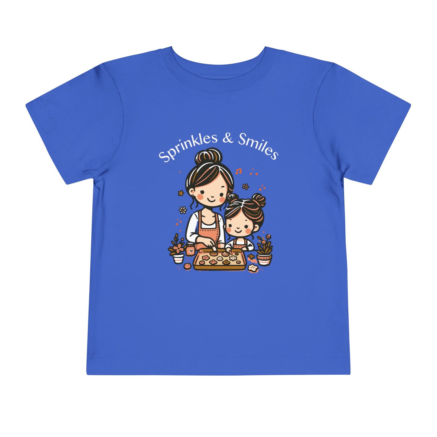 "Sprinkles & Smiles" Toddler Tee —  Mom & Me Baking Graphic Shirt