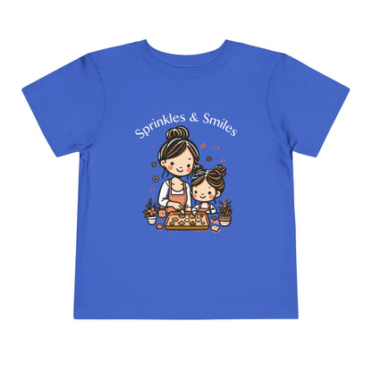 "Sprinkles & Smiles" Toddler Tee —  Mom & Me Baking Graphic Shirt