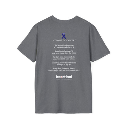 Dark Blue Strong T-Shirt — Colorectal Cancer Awareness Support Tee