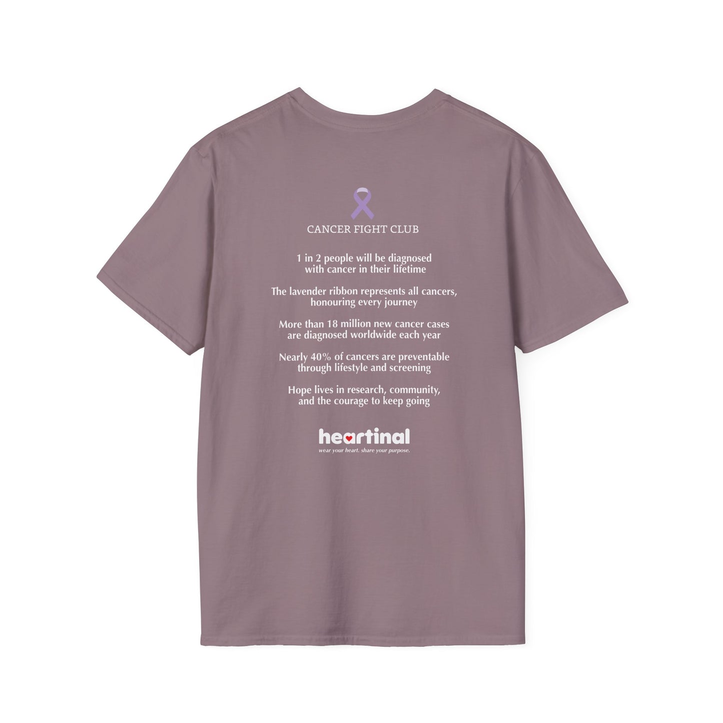 Lavender Strong T‑Shirt – Cancer Fight Club Awareness Tee