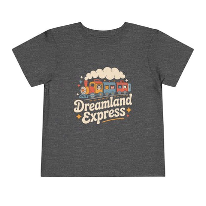 "Dreamland Express" Toddler Tee — Cute Train Kids Graphic T-Shirt