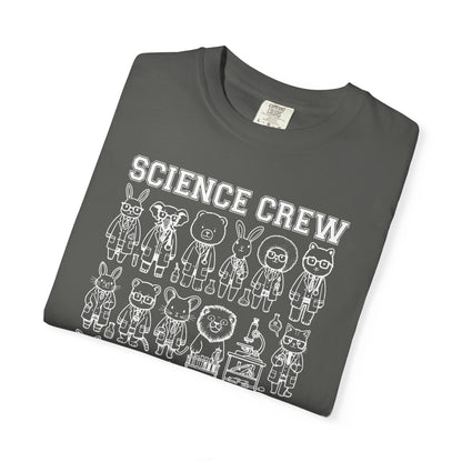"Science Crew: Class of CO₂" T-Shirt - Cartoon Chemistry Cute Animal Tee