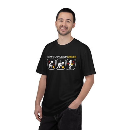 "How to Pick Up Chicks" Unisex Garment-Dyed T-shirt