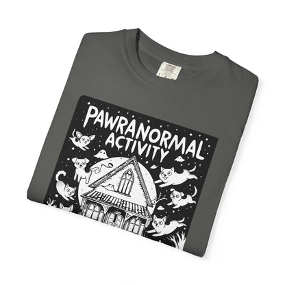 "Pawranormal Activity" Dog T-Shirt - Haunted House Fun Graphic Tee
