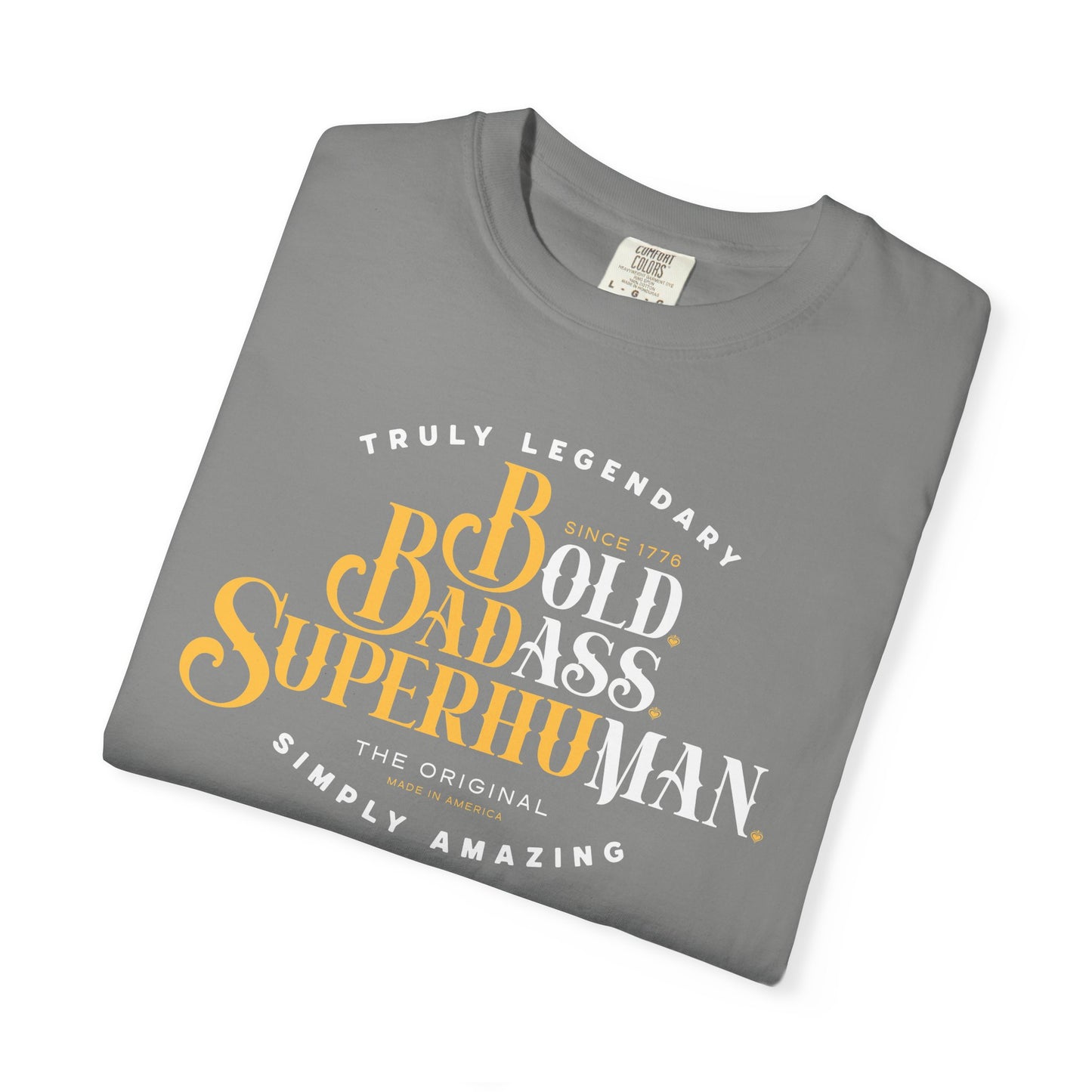 Old Ass Man. Bold Badass Superhuman Graphic Tee — Motivational Vintage Style T-Shirt