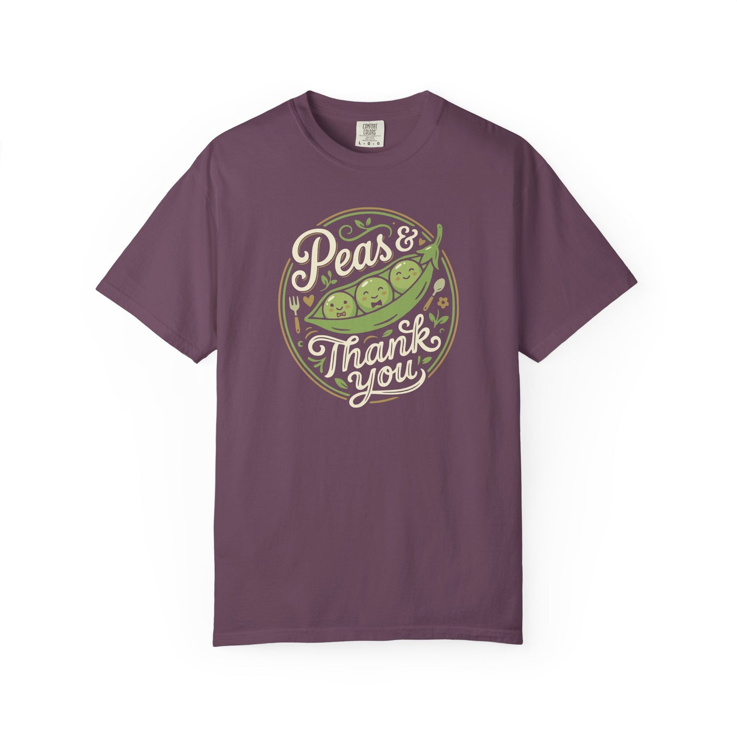 Peas & Thank You T-Shirt — Cute Polite Punny Graphic Tee