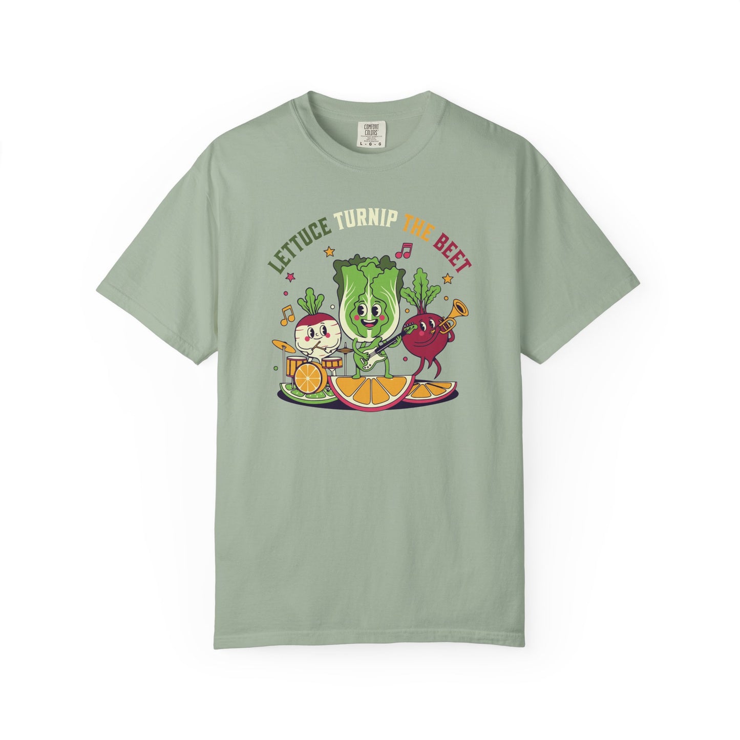 Lettuce Turnip The Beet T-Shirt — Cute Vegetable Band Graphic Tee