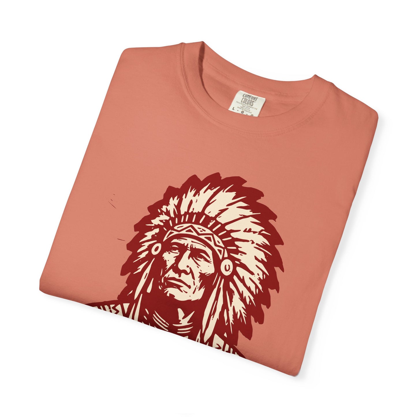 Revolution Graphic T-Shirt - Native Chief First Nation Illustrated Tee