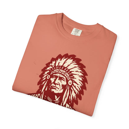 Revolution Graphic T-Shirt - Native Chief First Nation Illustrated Tee