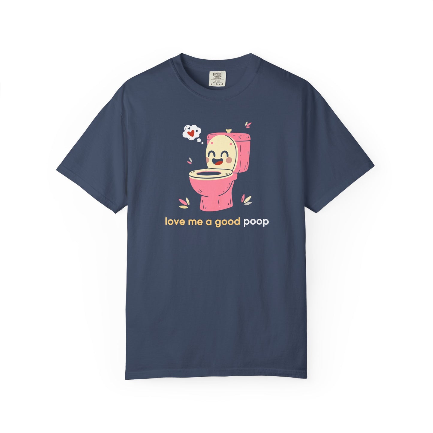 "Love Me a Good Poop" Couples Tee - Funny Toilet Bathroom Graphic T-Shirt —
