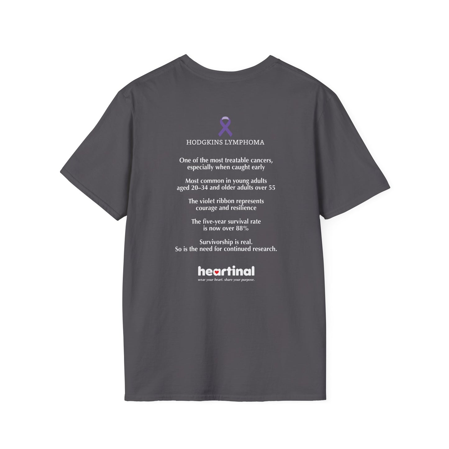 Violet Strong T-Shirt — Hodgkin's Lymphoma Cancer Awareness Tee