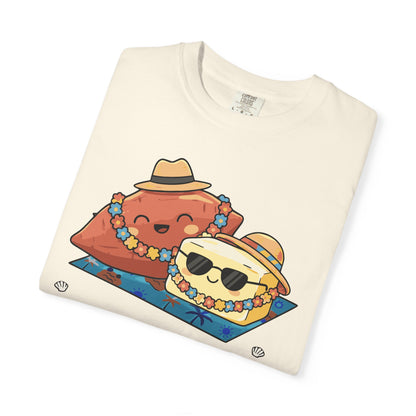 "On vacation? I sure yam!" Couples Tee — Cute Yam Butter Summer Vacation Vibes T-Shirt