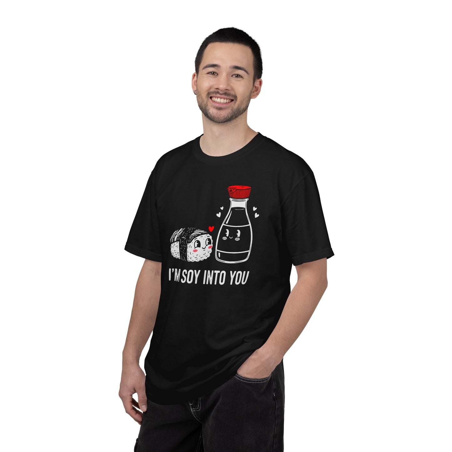 "I'm Soy Into You" T-Shirt — Cute Sushi & Soy Sauce Lovers Couple Graphic Tee