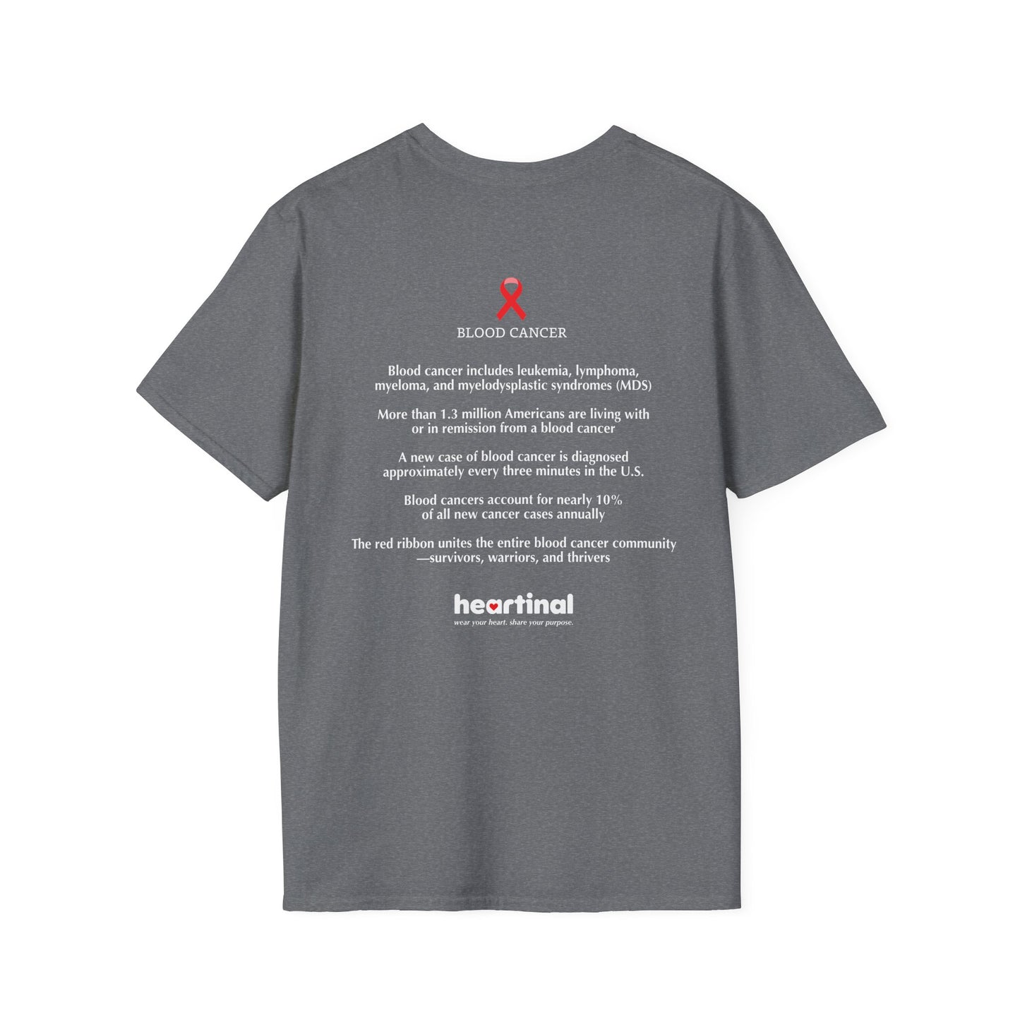 Red Strong T-Shirt — Blood Cancer Fight Club Awareness Tee