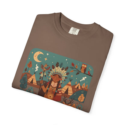 'Spirit of the Plains' T-Shirt — Native-Inspired Spiritual Graphic Tee