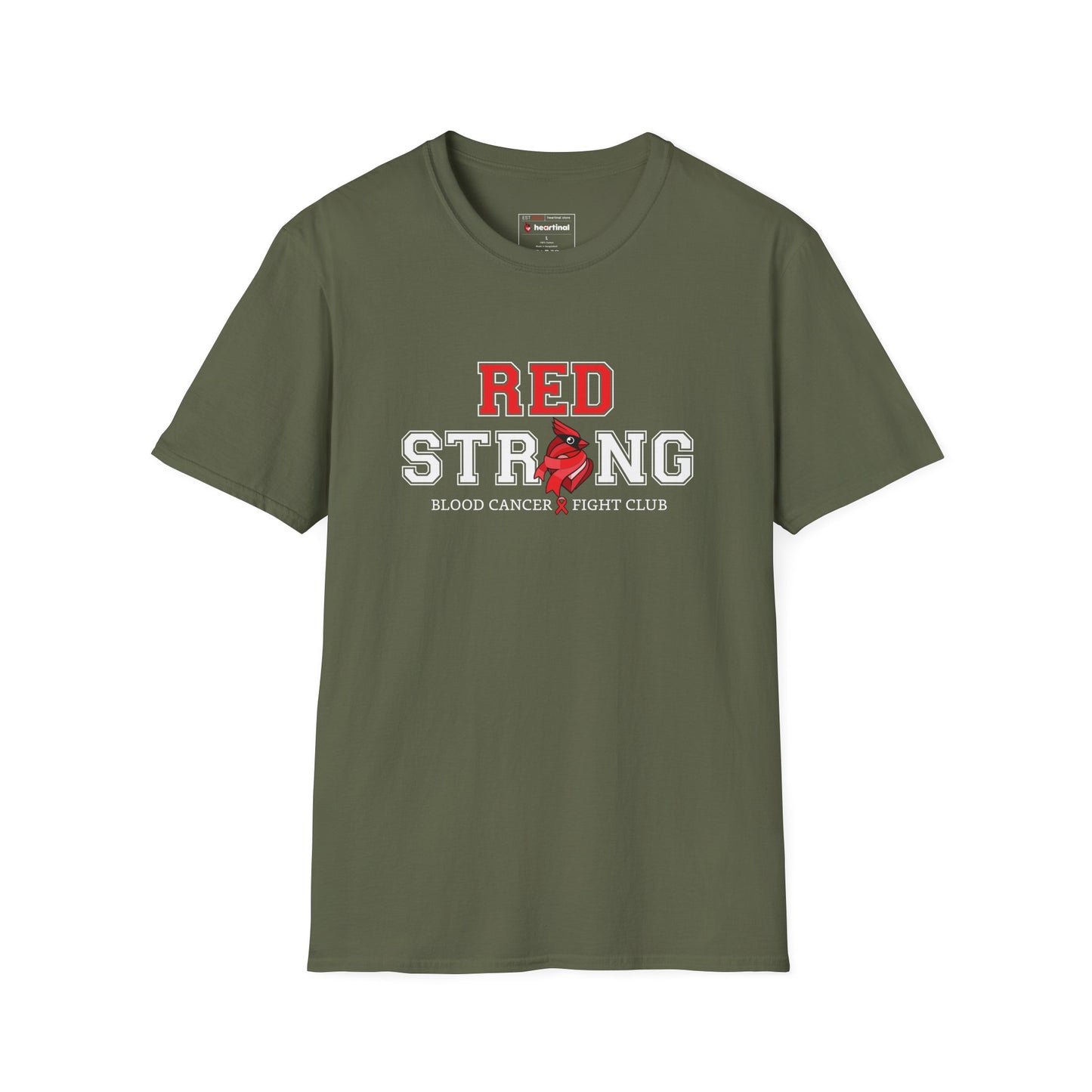 Red Strong T-Shirt — Blood Cancer Fight Club Awareness Tee