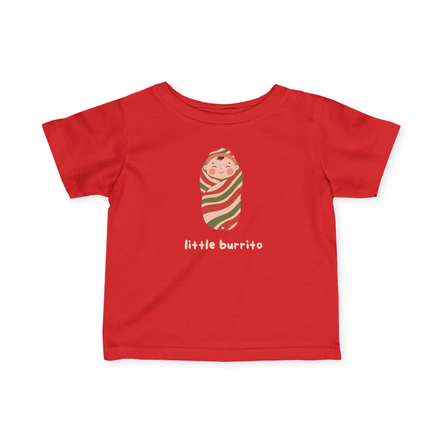 'Little Burrito' Infant Tee — Adorable Swaddle Baby Shirt