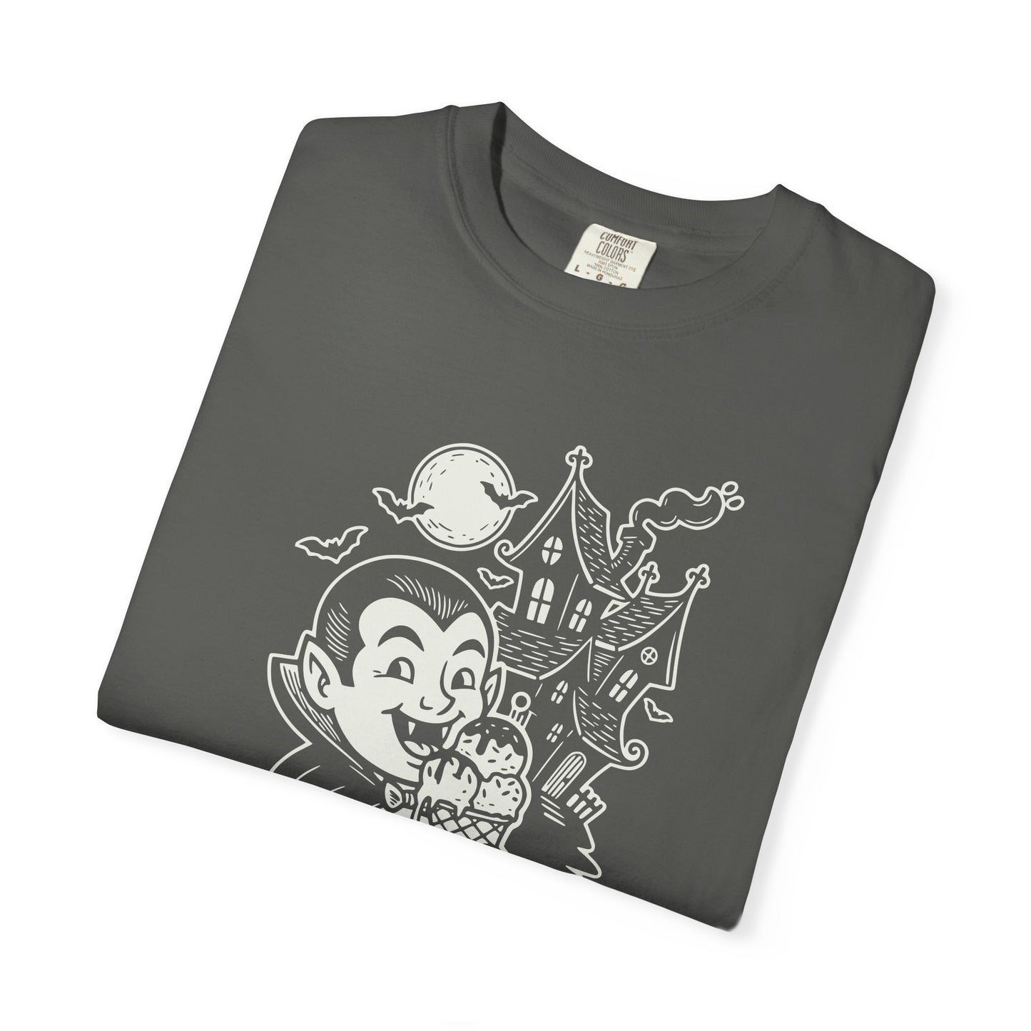 "Sweet Fang" Vampire Ice Cream Tee —  Halloween Graphic T-Shirt
