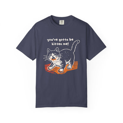 "You've Gotta Be Kitten Me!" Cat Graphic T-Shirt — Cute Retro Playful Kitty Tee