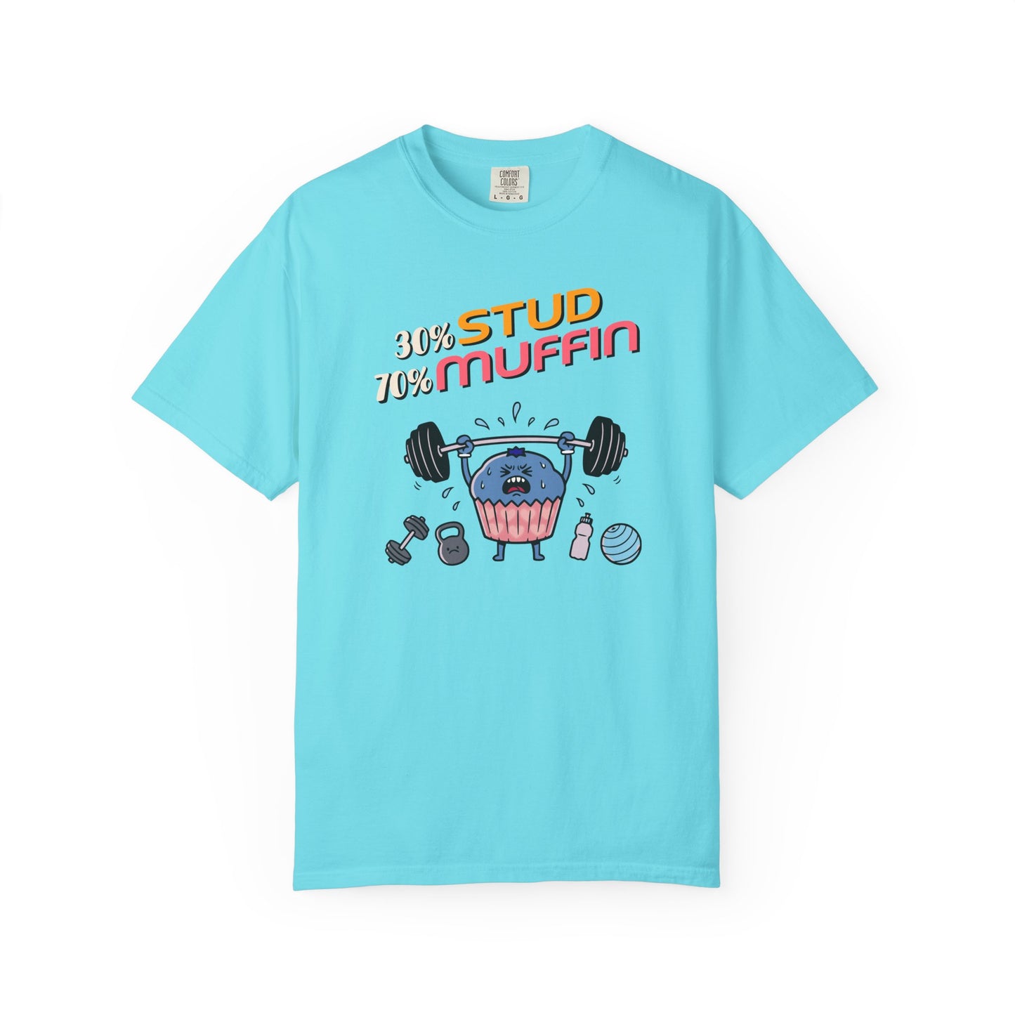 "Stud Muffin" T-Shirt — Cute Funny Gym Cupcake Fitness Design