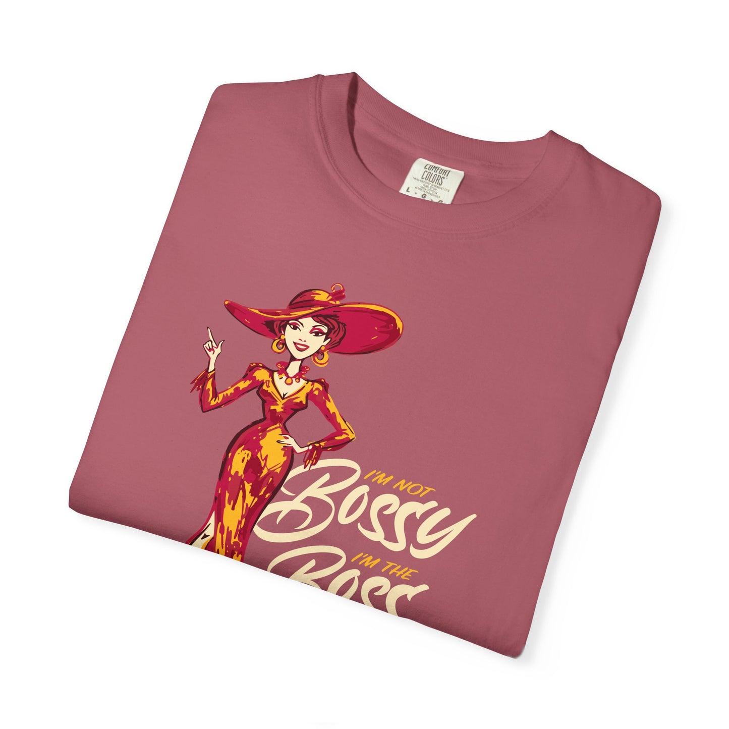 "I'm not Bossy, I'm the Boss" Graphic T-Shirt — Vintage Glam Lady Fashion Tee