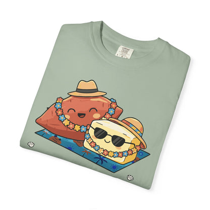 "On vacation? I sure yam!" Couples Tee — Cute Yam Butter Summer Vacation Vibes T-Shirt
